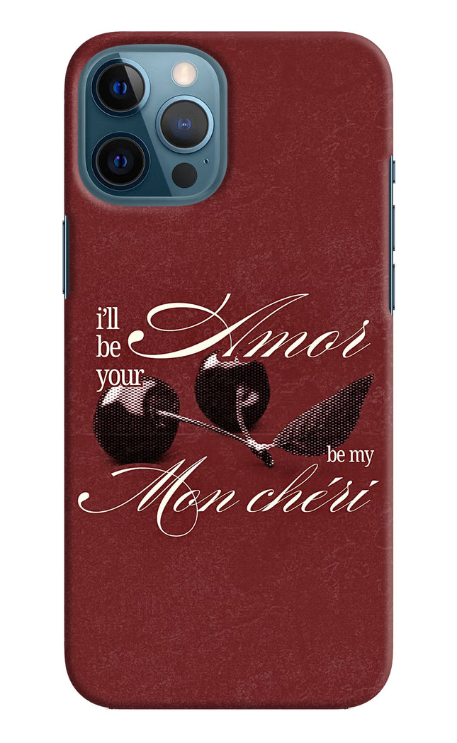 Velvet Cherry iPhone 12 Pro Max Hard Case Back Cover by Casekaro