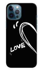 Love Line iPhone 12 Pro Max Hard Case Back Cover by Casekaro