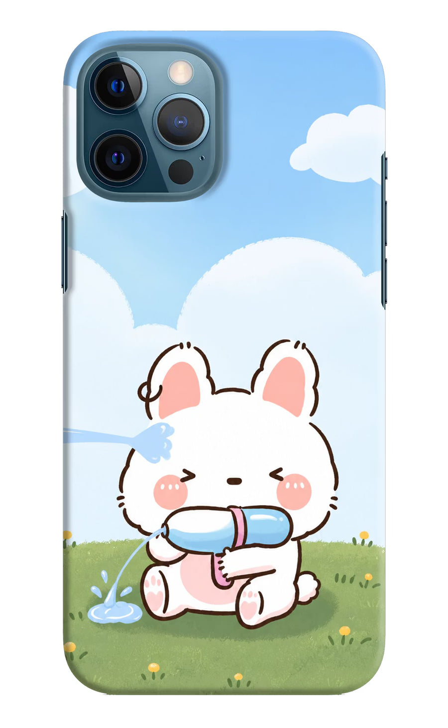 Bunny Treat iPhone 12 Pro Max Back Cover, Hard case