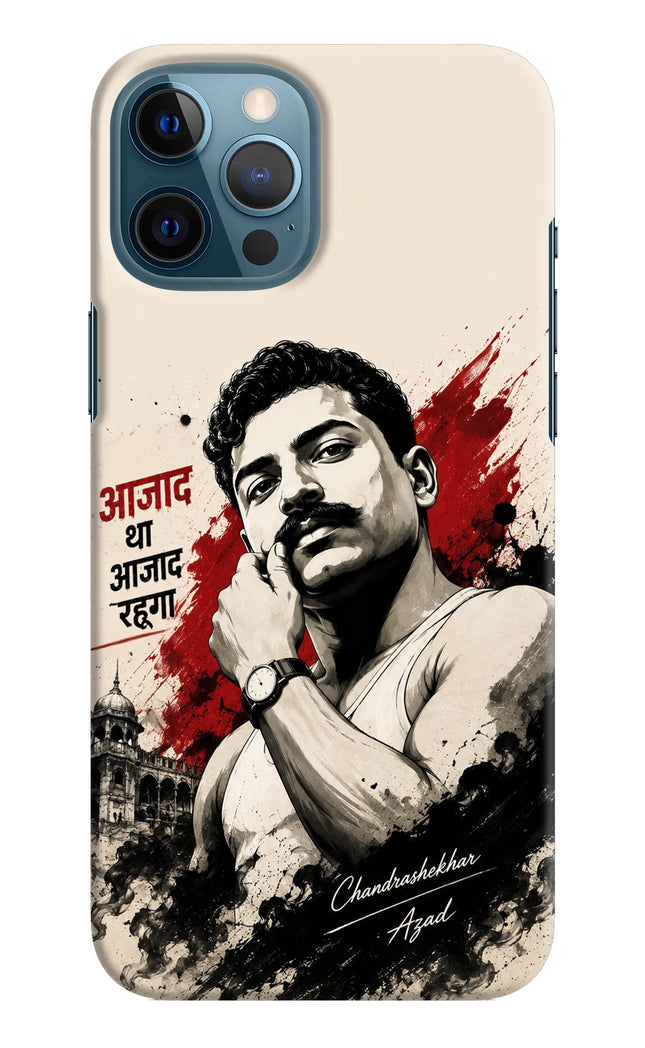 Chandrashekhar Azad Fearless iPhone 12 Pro Max Hard Case Back Cover by Casekaro