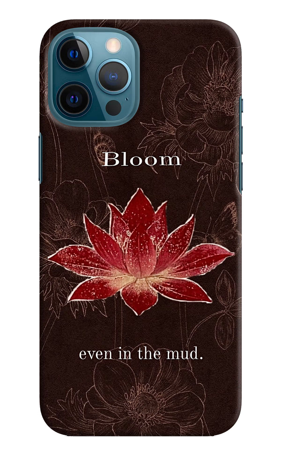 Bloom iPhone 12 Pro Max Back Cover, Hard case