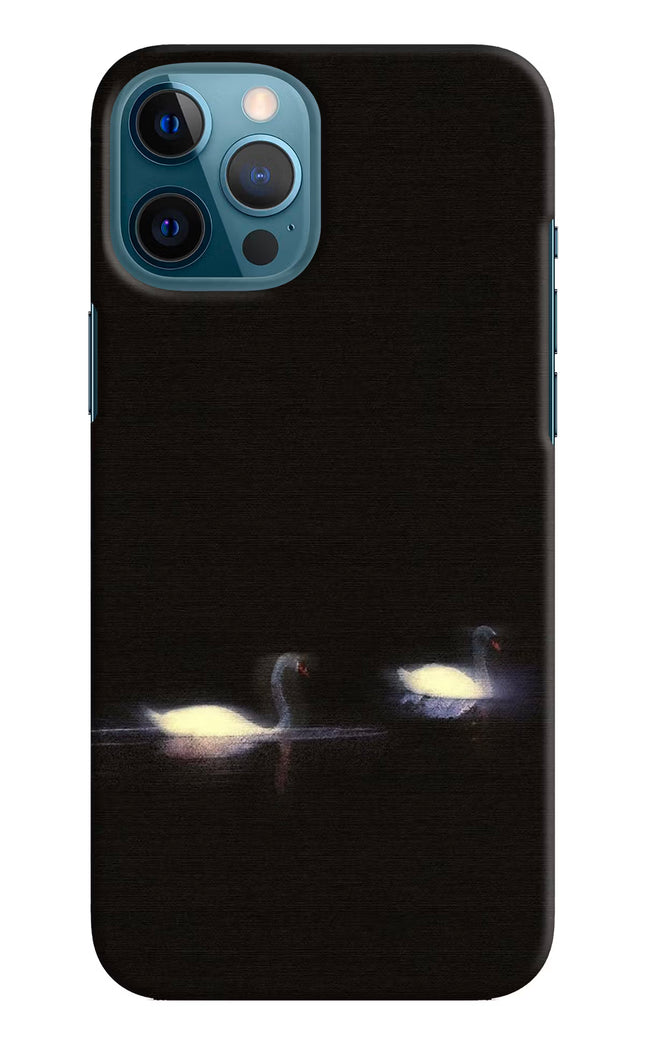 Silent Swans iPhone 12 Pro Max Hard Case Back Cover by Casekaro
