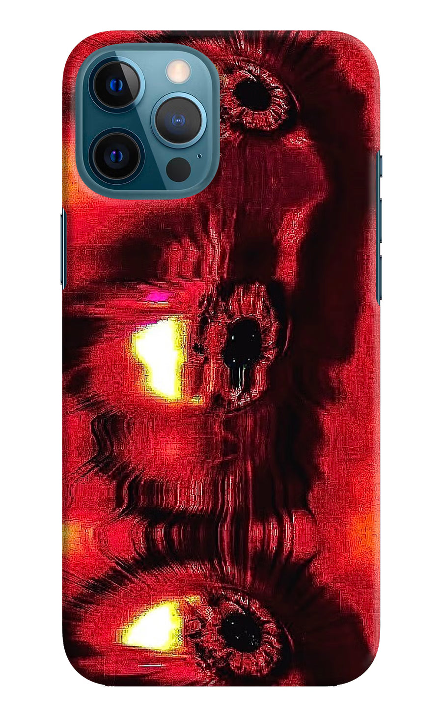 Fire Eye iPhone 12 Pro Max Back Cover, Hard case