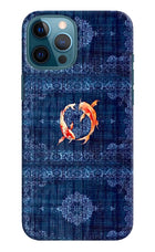 Koi Blue iPhone 12 Pro Max Hard Case Back Cover by Casekaro