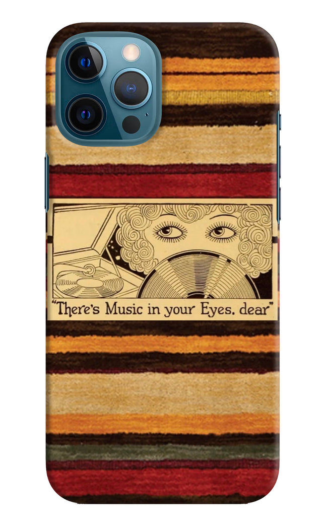 Vinyl Stripes iPhone 12 Pro Max Hard Case Back Cover by Casekaro
