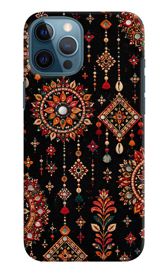 Boho Noir iPhone 12 Pro Max Hard Case Back Cover by Casekaro