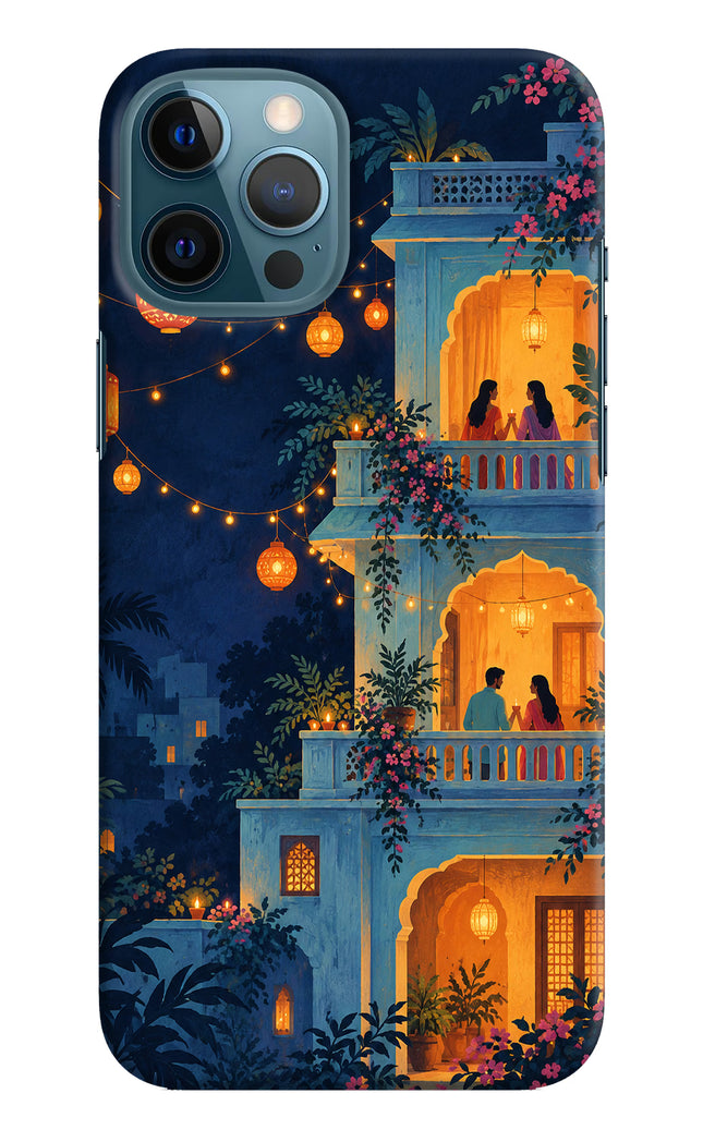 Balcony Glow iPhone 12 Pro Max Hard Case Back Cover by Casekaro