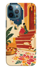 Diwali Rangoli iPhone 12 Pro Max Hard Case Back Cover by Casekaro