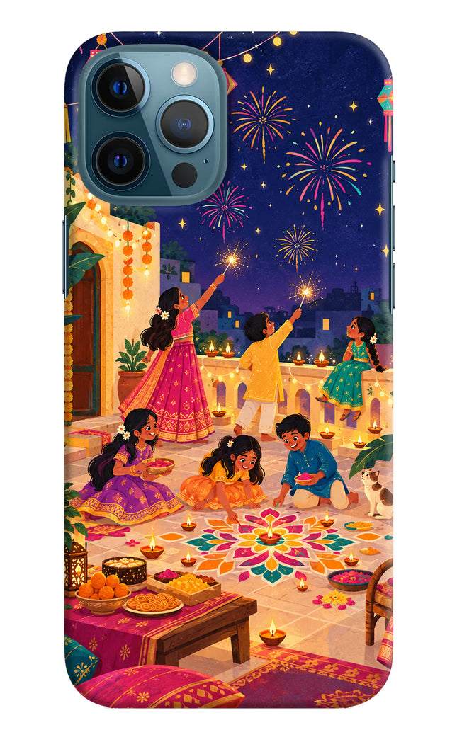 Diwali Night iPhone 12 Pro Max Hard Case Back Cover by Casekaro
