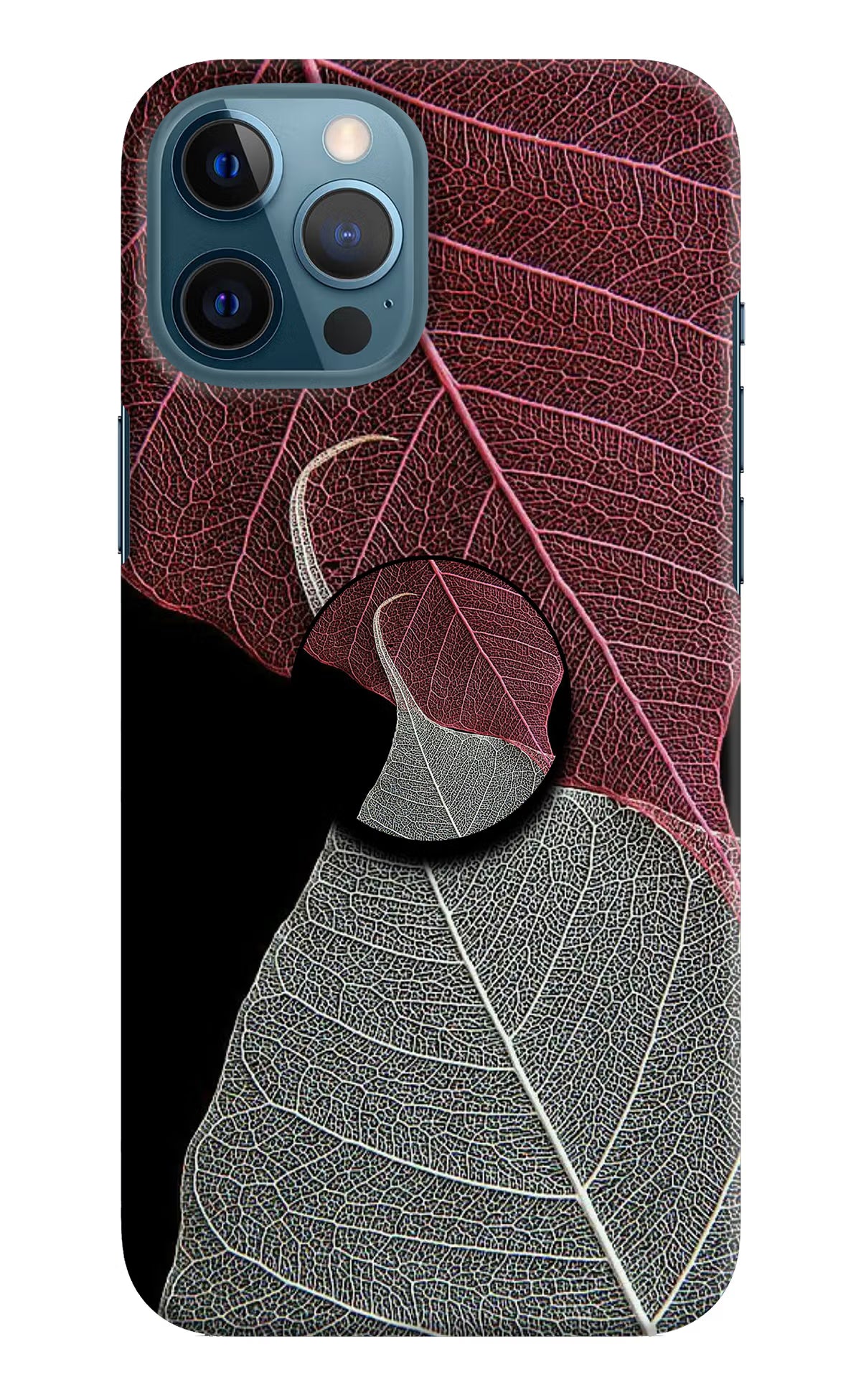 Leaf Pattern iPhone 12 Pro Max Pop Case by Casekaro