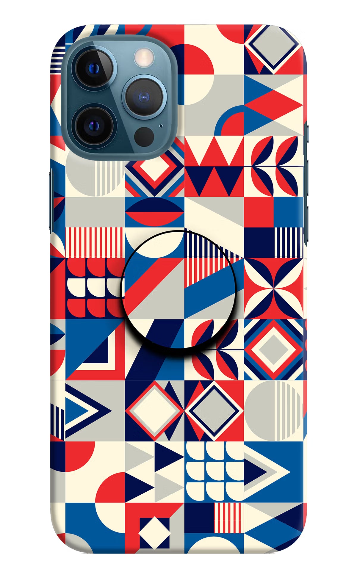 Colorful Pattern iPhone 12 Pro Max Pop Case by Casekaro