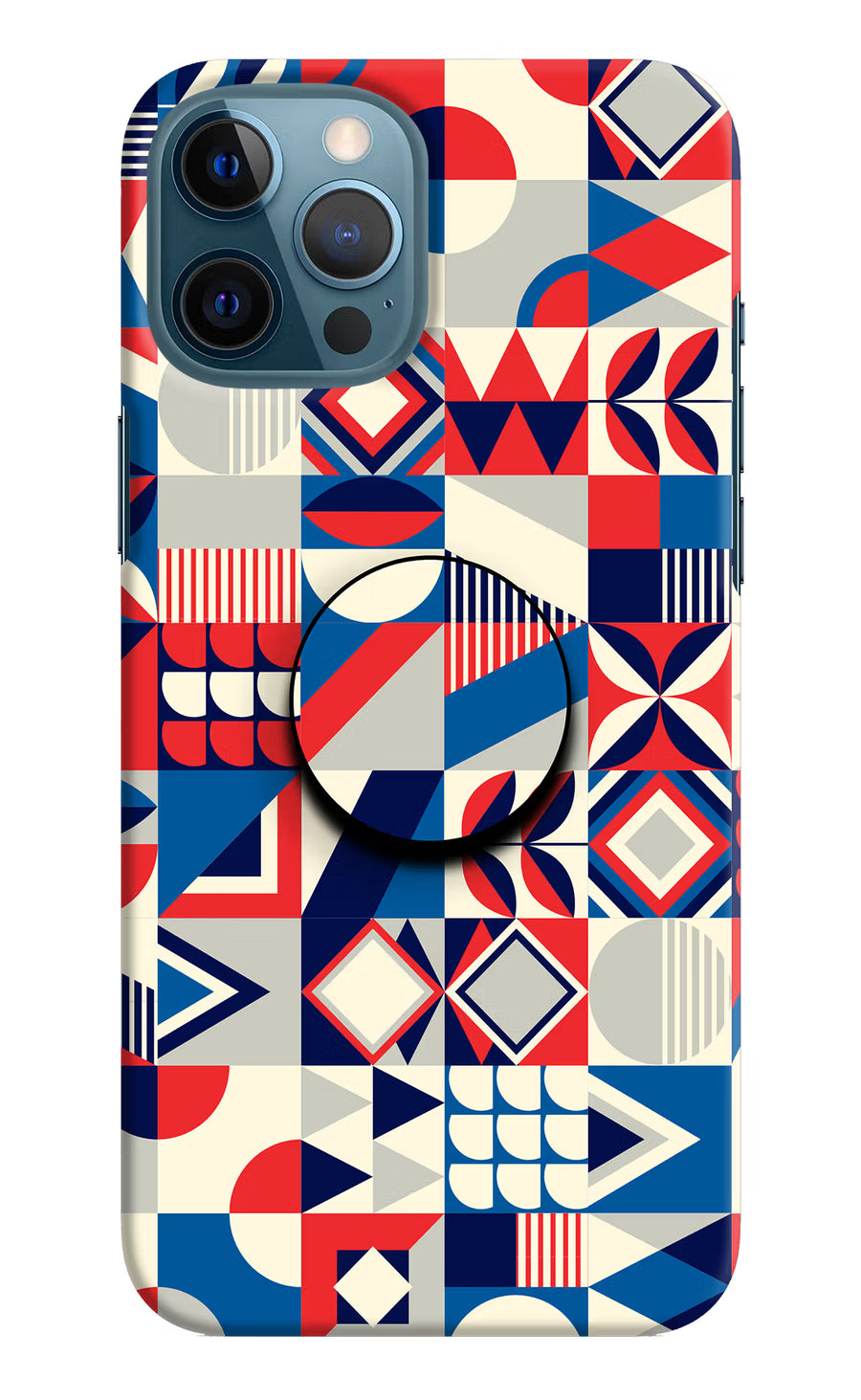 Colorful Pattern iPhone 12 Pro Max Pop Case, Hard case