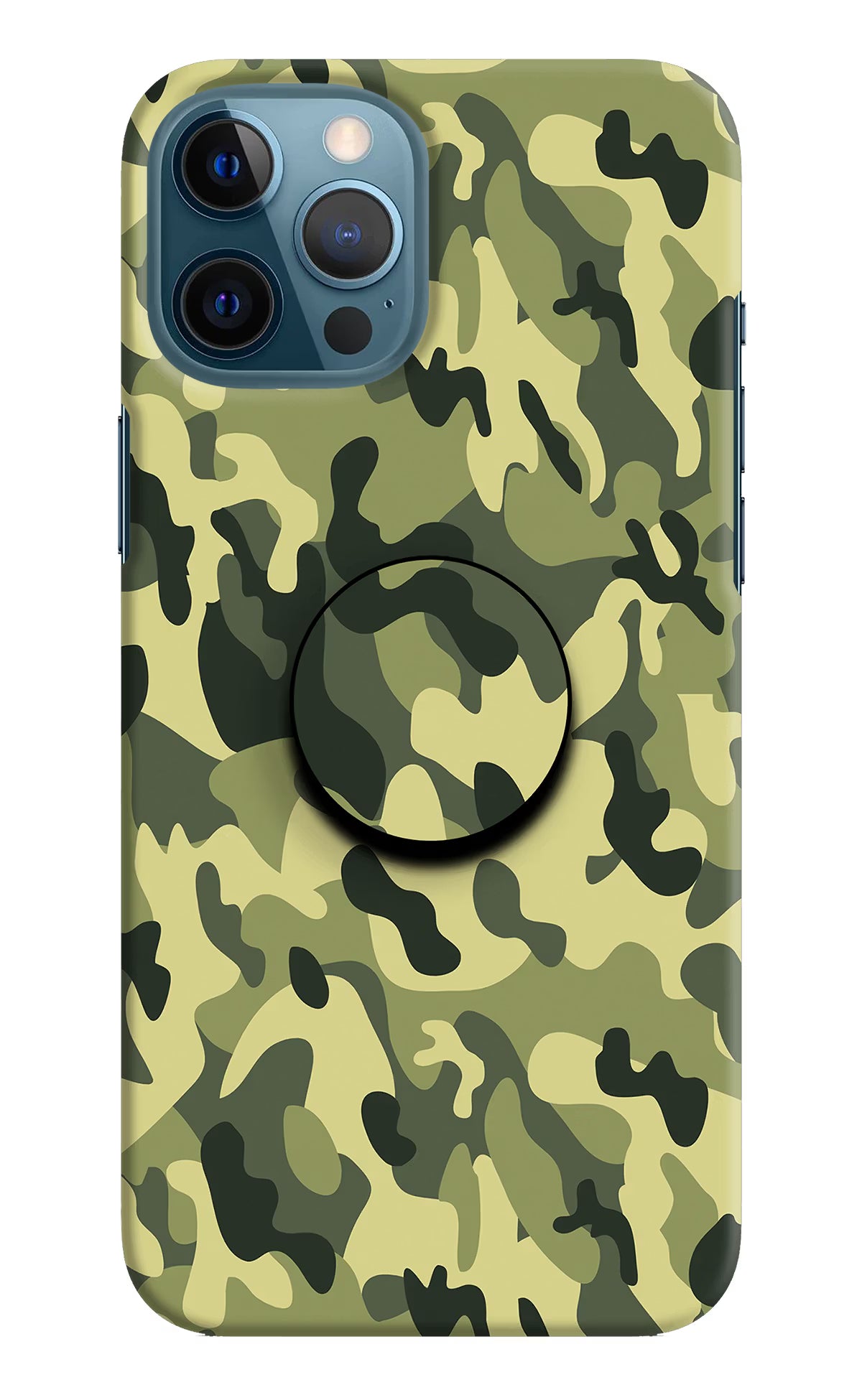 Camouflage iPhone 12 Pro Max Pop Case by Casekaro