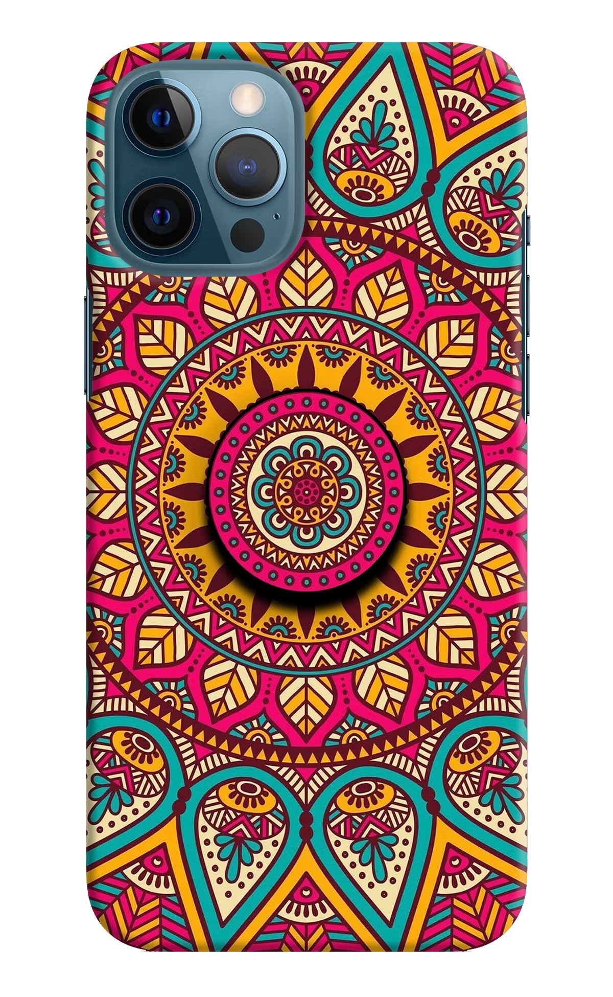 Mandala iPhone 12 Pro Max Pop Case by Casekaro