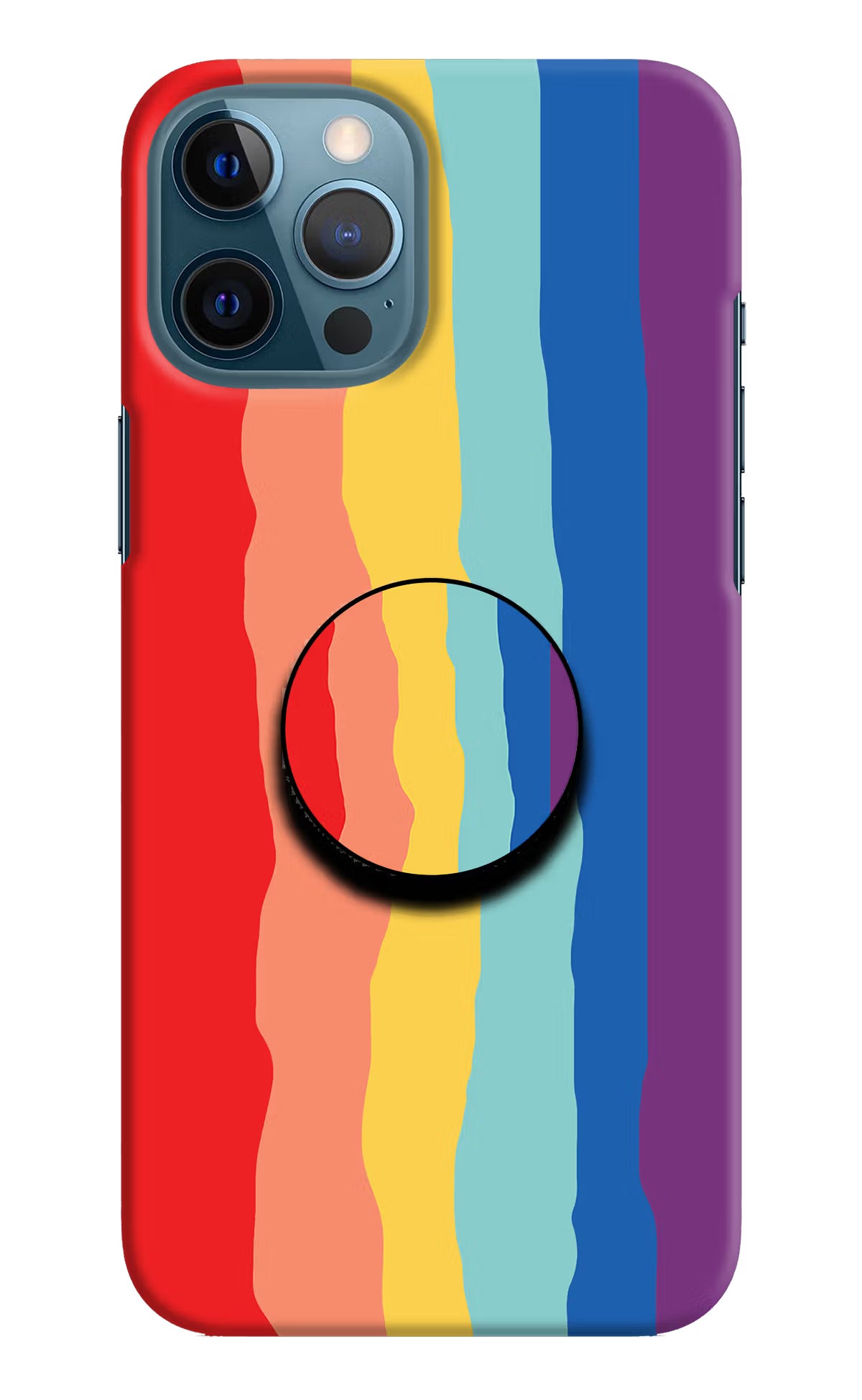 Rainbow iPhone 12 Pro Max Pop Case by Casekaro