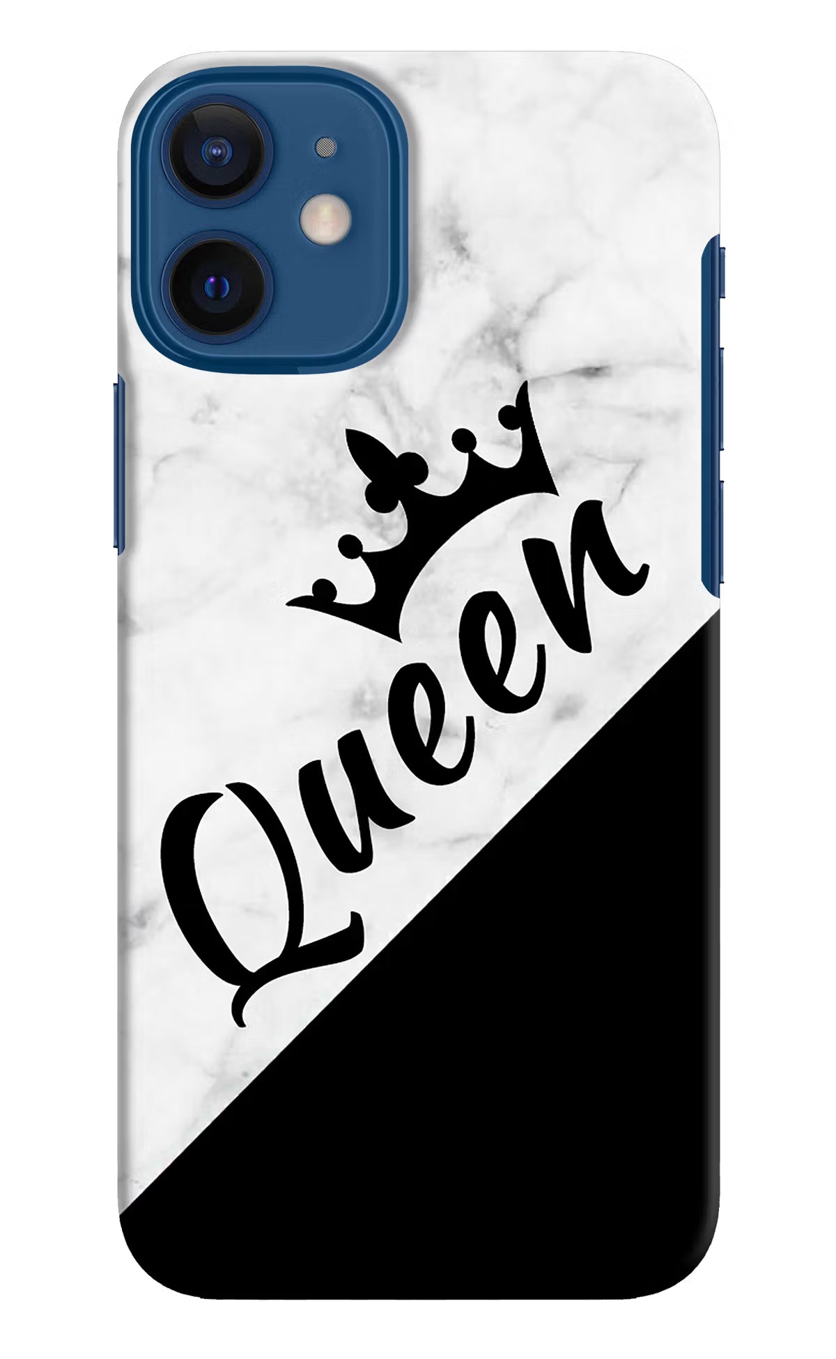 Queen iPhone 12 Mini Hard Case Back Cover by Casekaro
