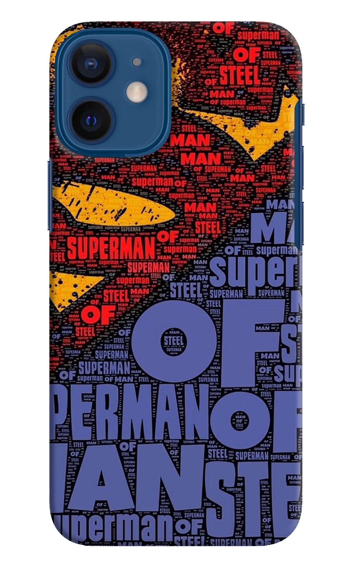 Superman iPhone 12 Mini Hard Case Back Cover by Casekaro