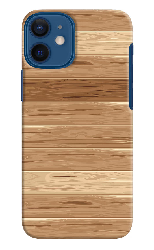 Wooden Vector iPhone 12 Mini Hard Case Back Cover by Casekaro