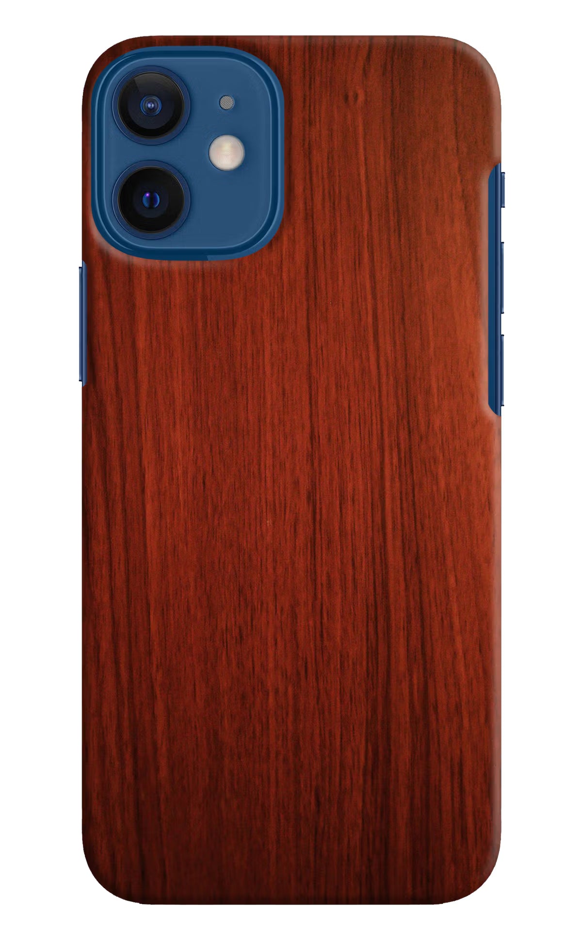 Wooden Plain Pattern iPhone 12 Mini Hard Case Back Cover by Casekaro