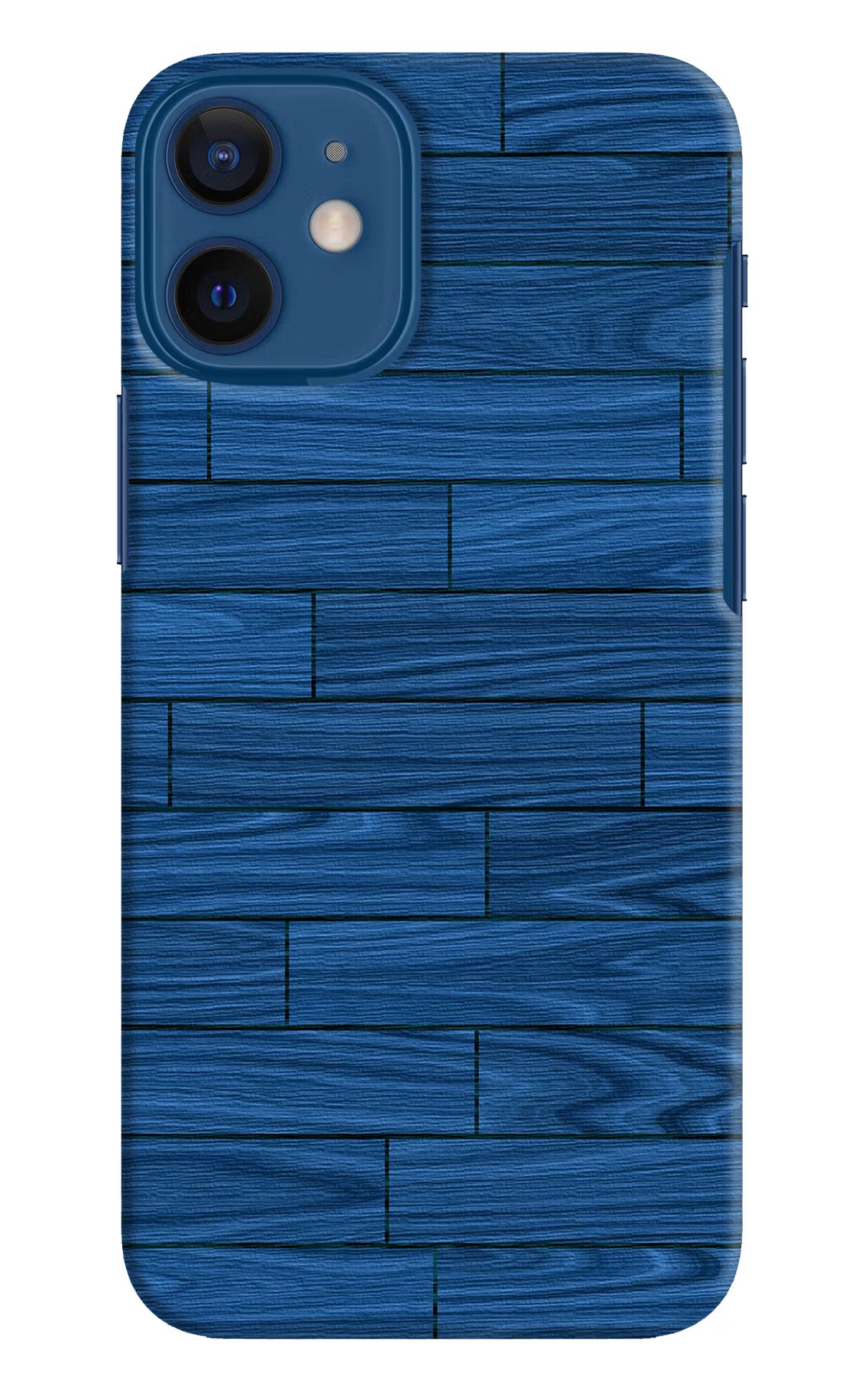 Wooden Texture iPhone 12 Mini Hard Case Back Cover by Casekaro