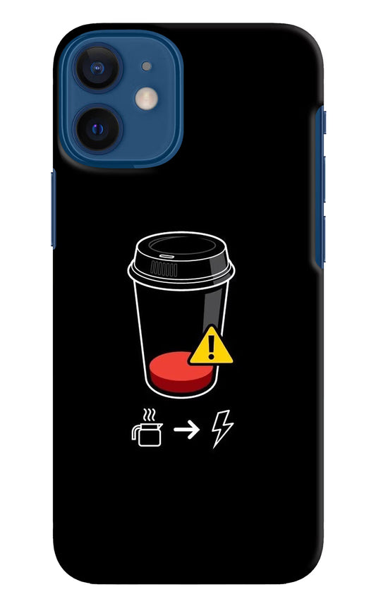 Coffee iPhone 12 Mini Hard Case Back Cover by Casekaro