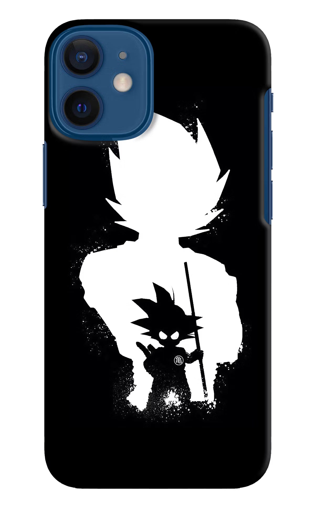 Goku Shadow iPhone 12 Mini Hard Case Back Cover by Casekaro