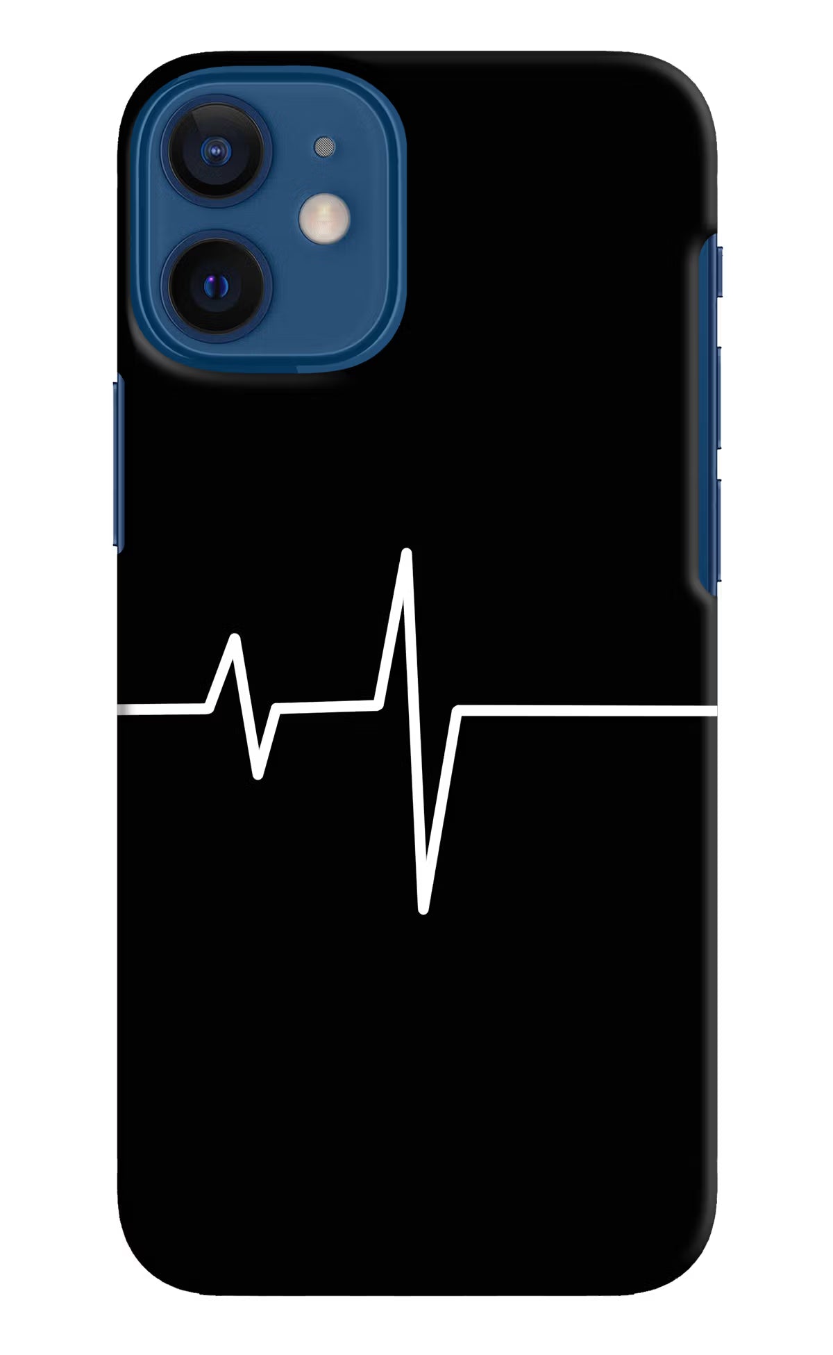 Heart Beats iPhone 12 Mini Hard Case Back Cover by Casekaro