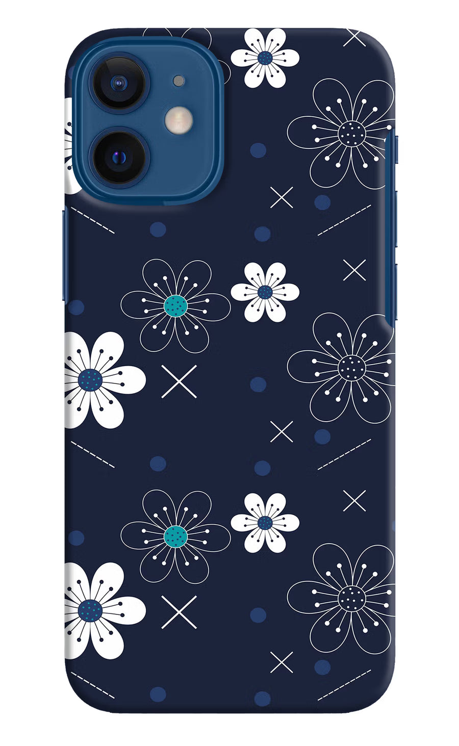 Flowers iPhone 12 Mini Back Cover, Hard case