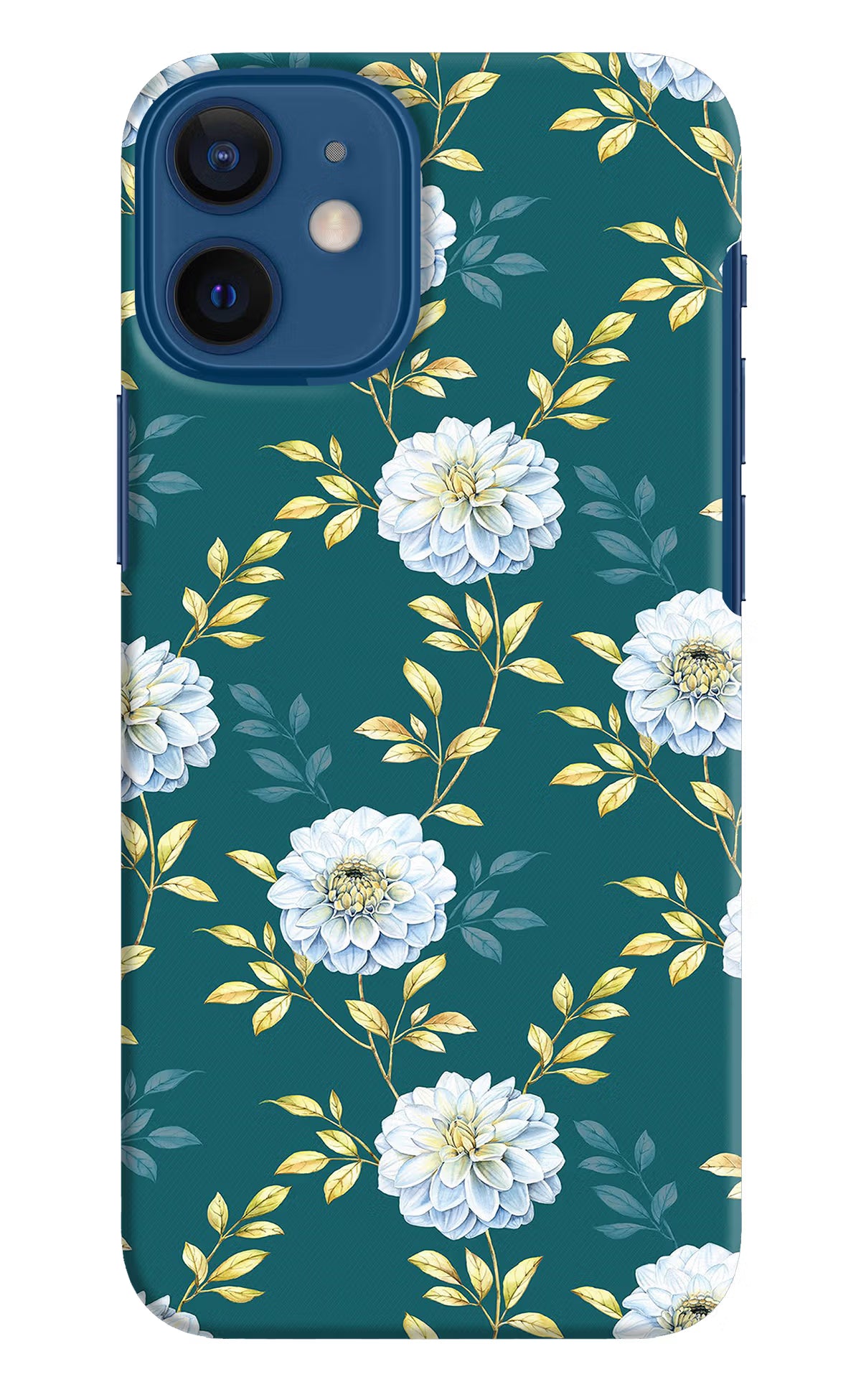 Flowers iPhone 12 Mini Hard Case Back Cover by Casekaro