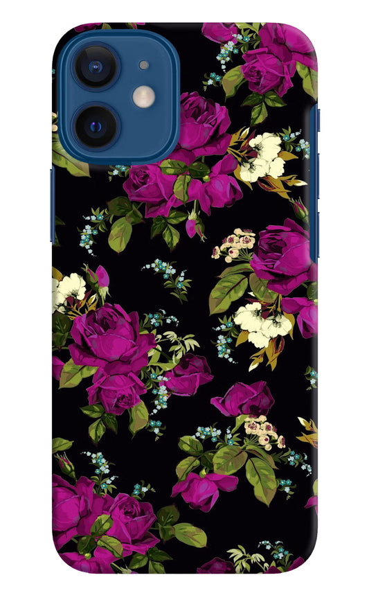 Flowers iPhone 12 Mini Hard Case Back Cover by Casekaro