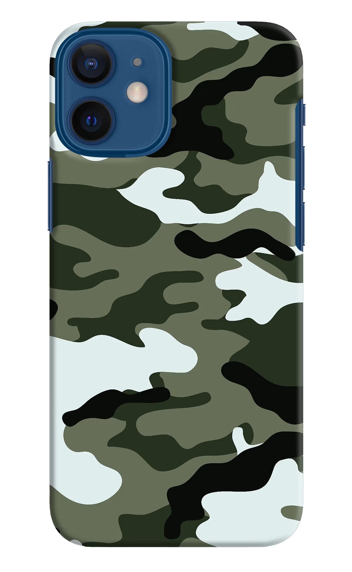 Camouflage iPhone 12 Mini Hard Case Back Cover by Casekaro
