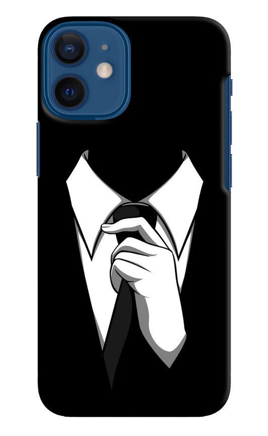 Black Tie iPhone 12 Mini Hard Case Back Cover by Casekaro