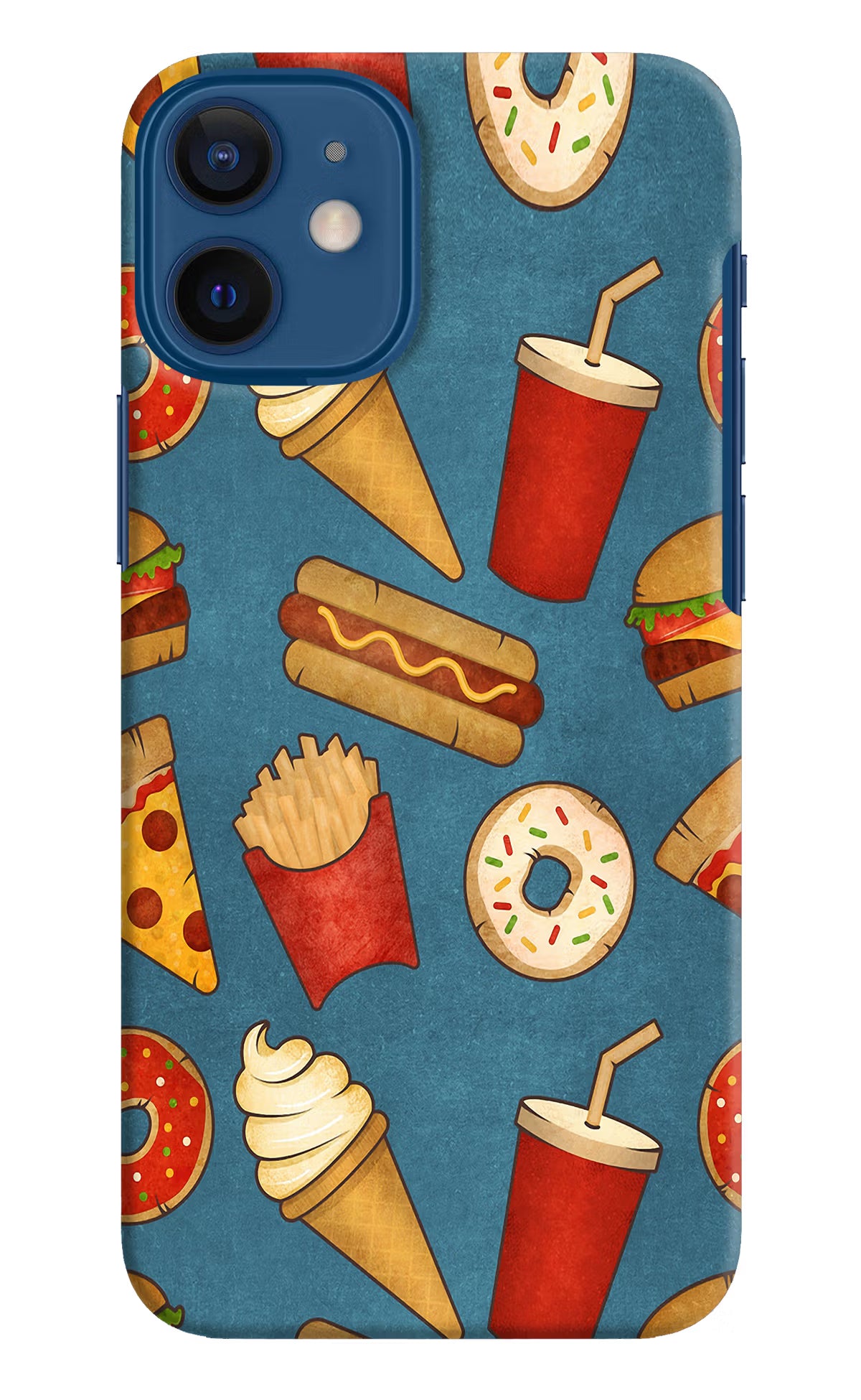 Foodie iPhone 12 Mini Hard Case Back Cover by Casekaro