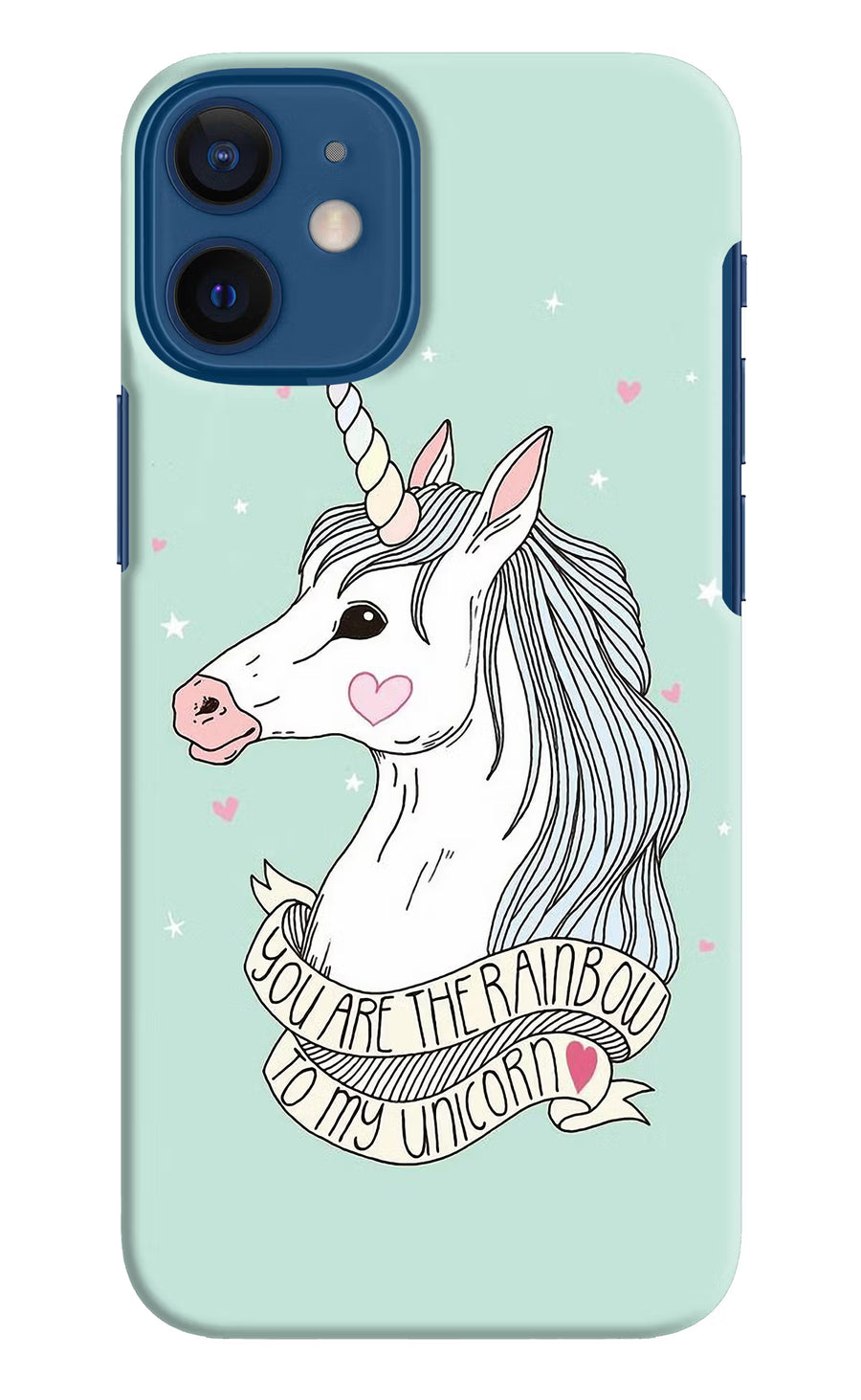Unicorn Wallpaper iPhone 12 Mini Back Cover, Hard case