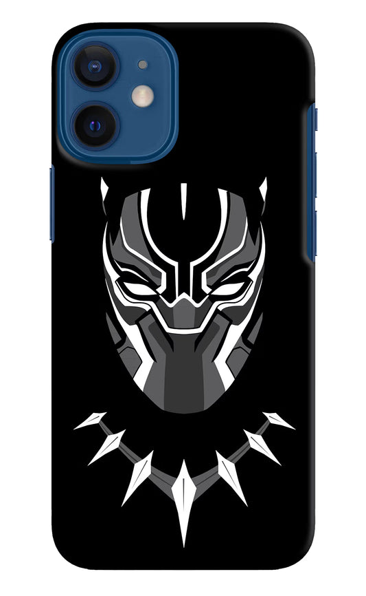 Black Panther iPhone 12 Mini Hard Case Back Cover by Casekaro