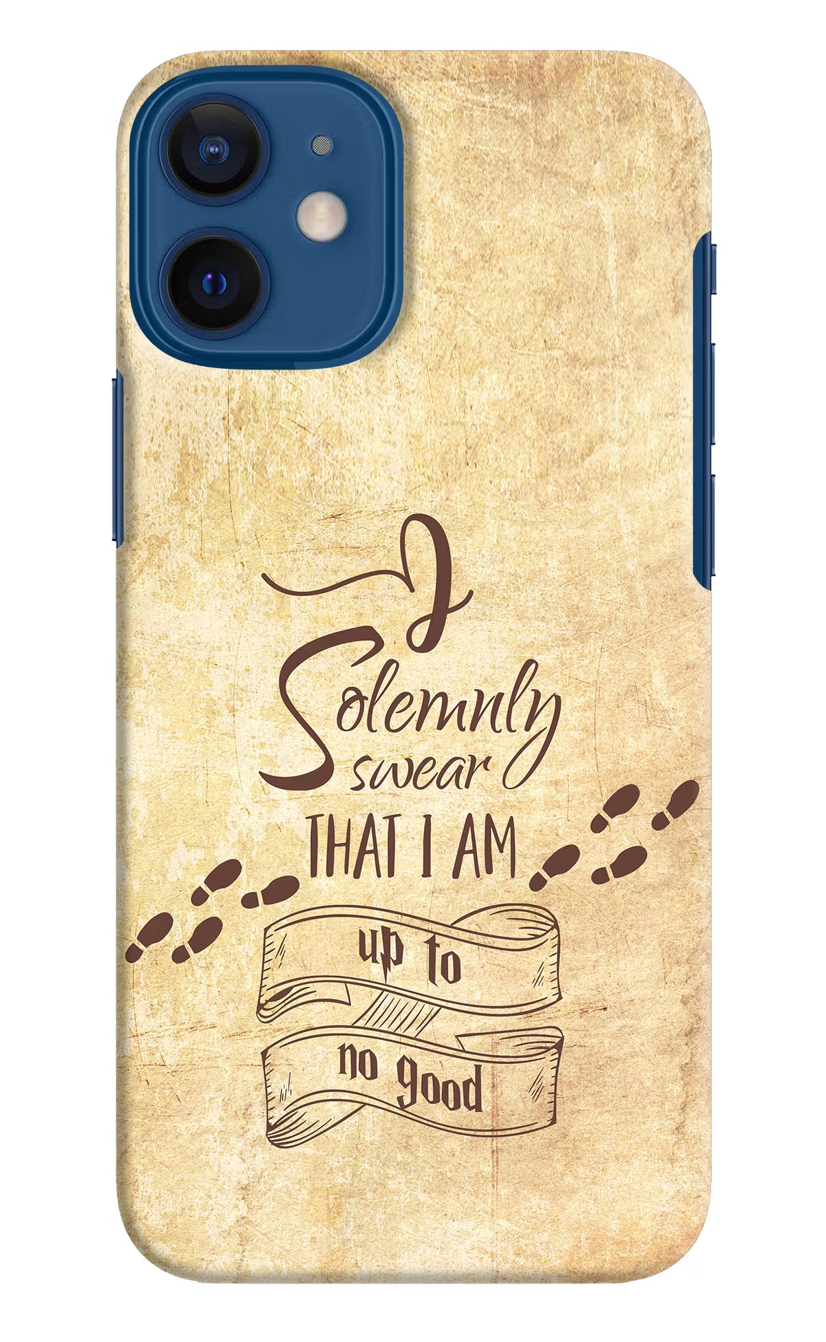 I Solemnly swear that i up to no good iPhone 12 Mini Hard Case Back Cover by Casekaro