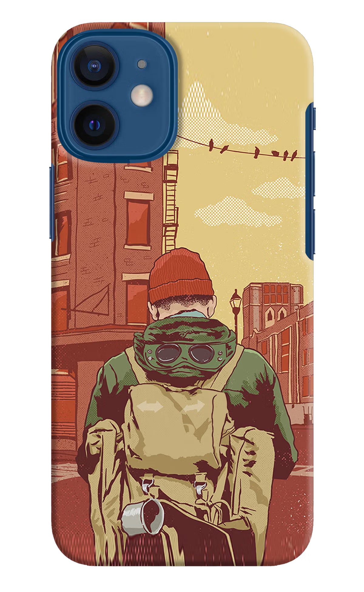 Adventurous iPhone 12 Mini Hard Case Back Cover by Casekaro