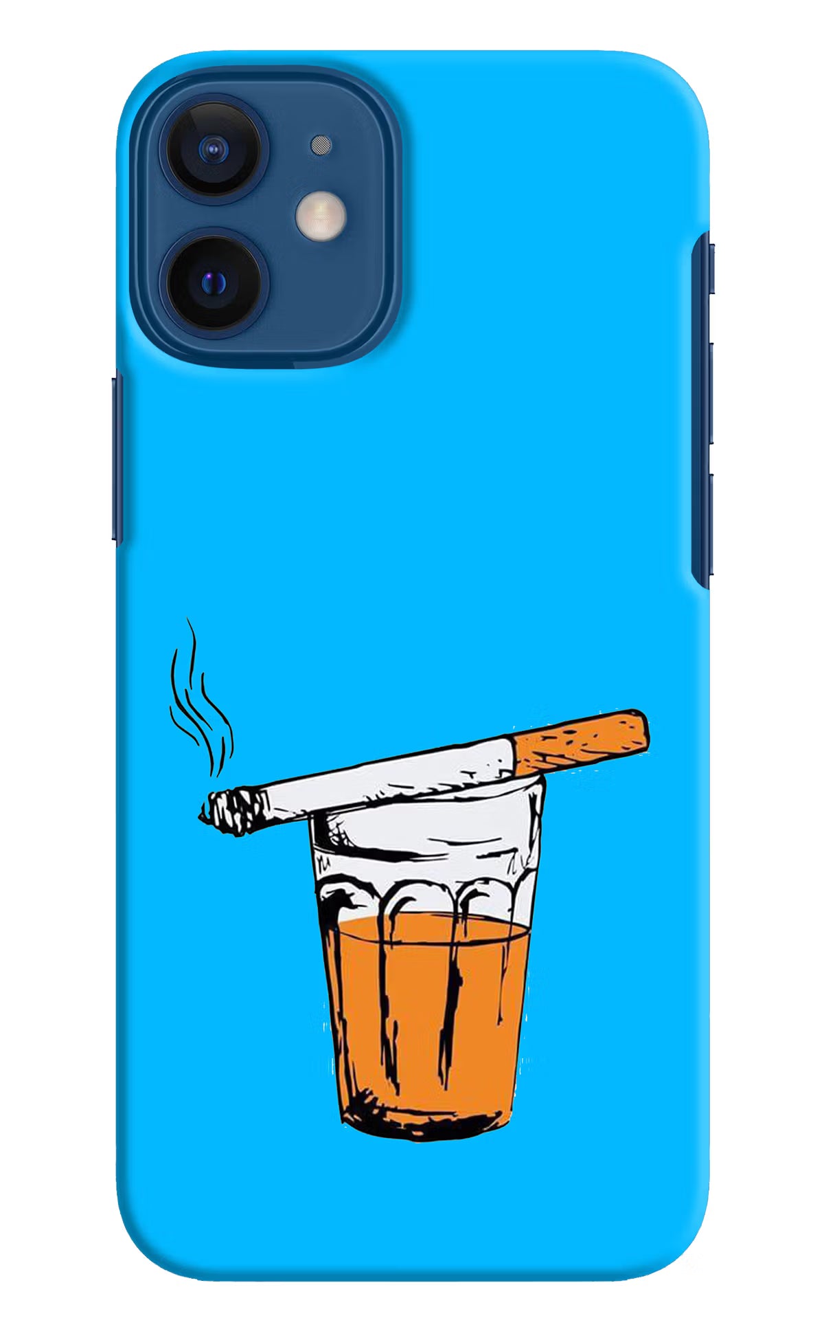 Chai Sutta iPhone 12 Mini Hard Case Back Cover by Casekaro