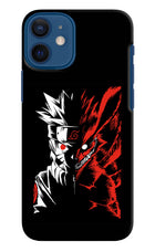 Naruto Two Face iPhone 12 Mini Hard Case Back Cover by Casekaro