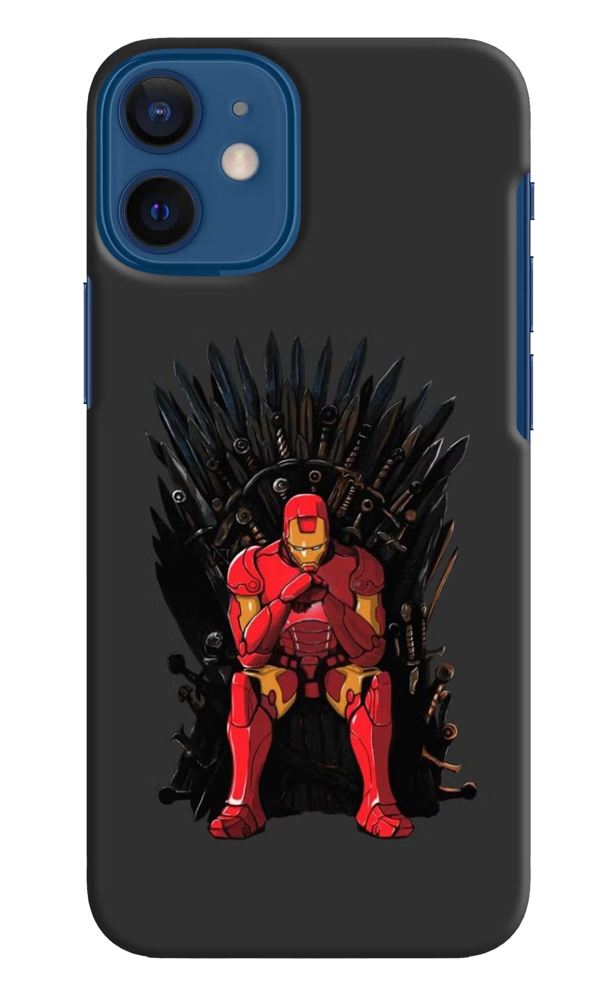 Ironman Throne iPhone 12 Mini Hard Case Back Cover by Casekaro