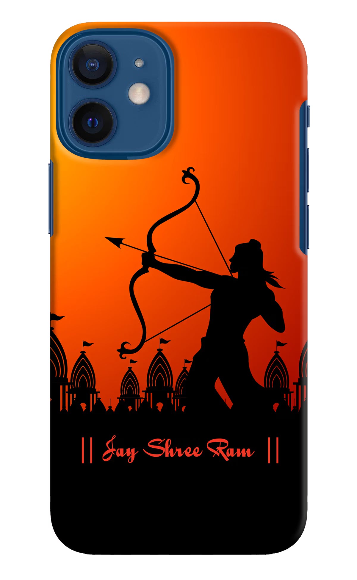 Lord Ram - 4 iPhone 12 Mini Hard Case Back Cover by Casekaro