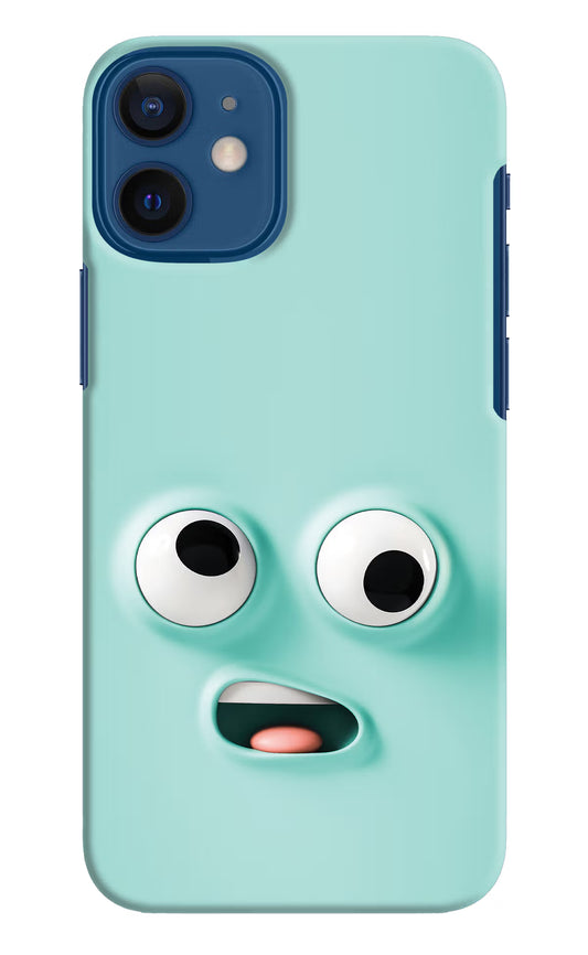 Funny Cartoon iPhone 12 Mini Hard Case Back Cover by Casekaro