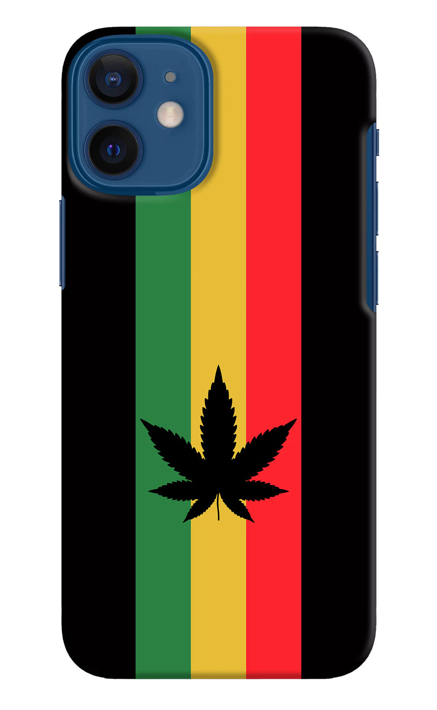 Weed Flag iPhone 12 Mini Back Cover, Hard case