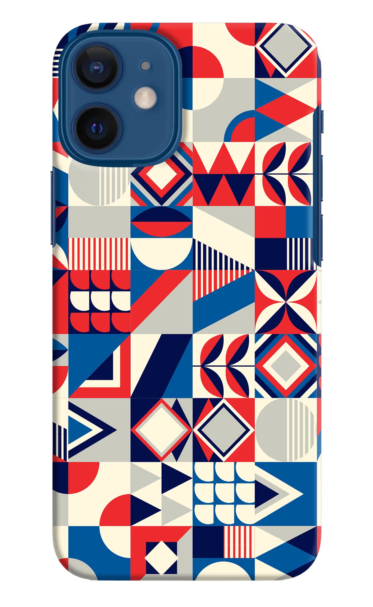 Colorful Pattern iPhone 12 Mini Hard Case Back Cover by Casekaro