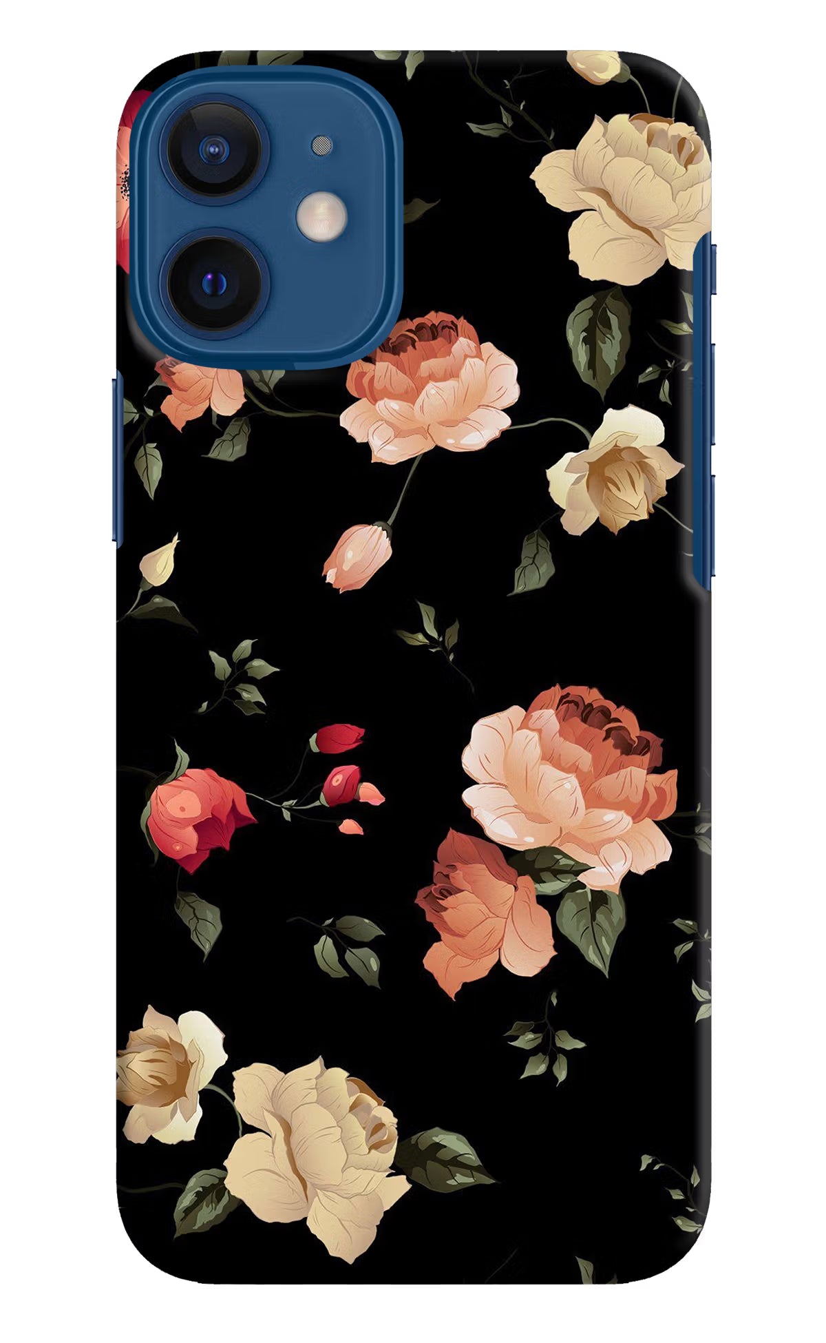Flowers iPhone 12 Mini Hard Case Back Cover by Casekaro