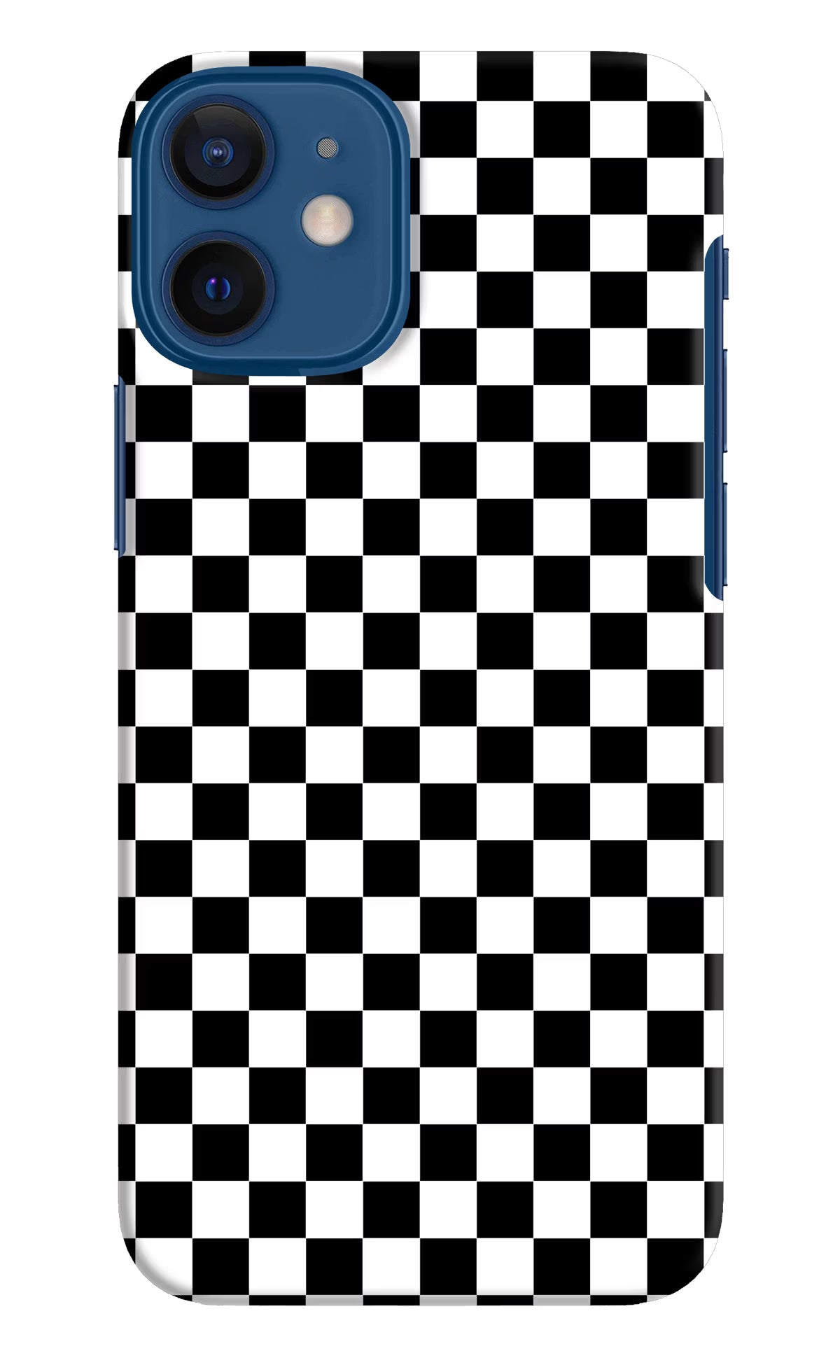 Chess Board iPhone 12 Mini Hard Case Back Cover by Casekaro