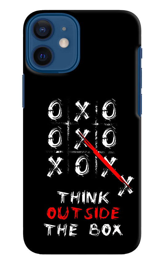 Think out of the BOX iPhone 12 Mini Hard Case Back Cover by Casekaro
