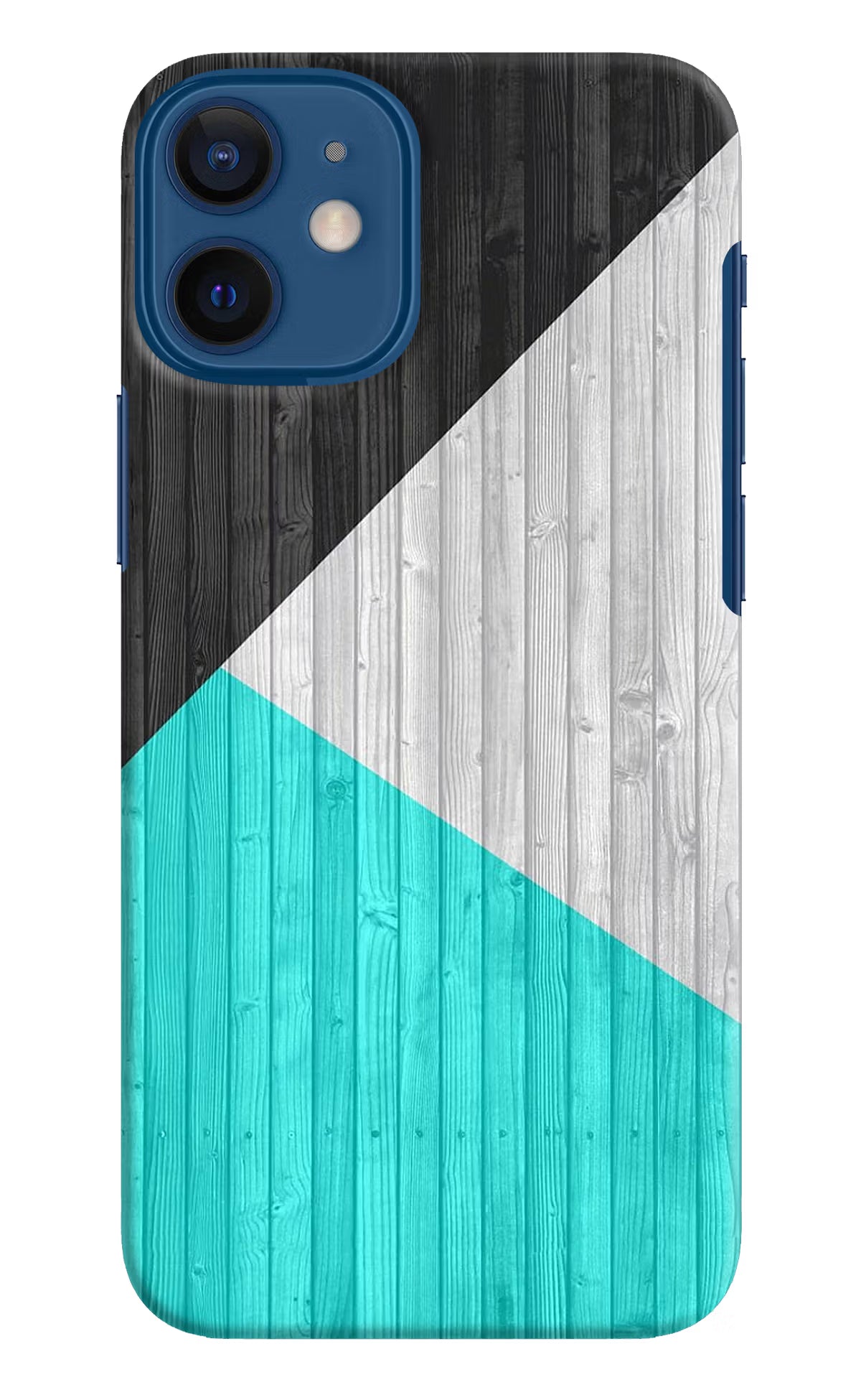 Wooden Abstract iPhone 12 Mini Hard Case Back Cover by Casekaro