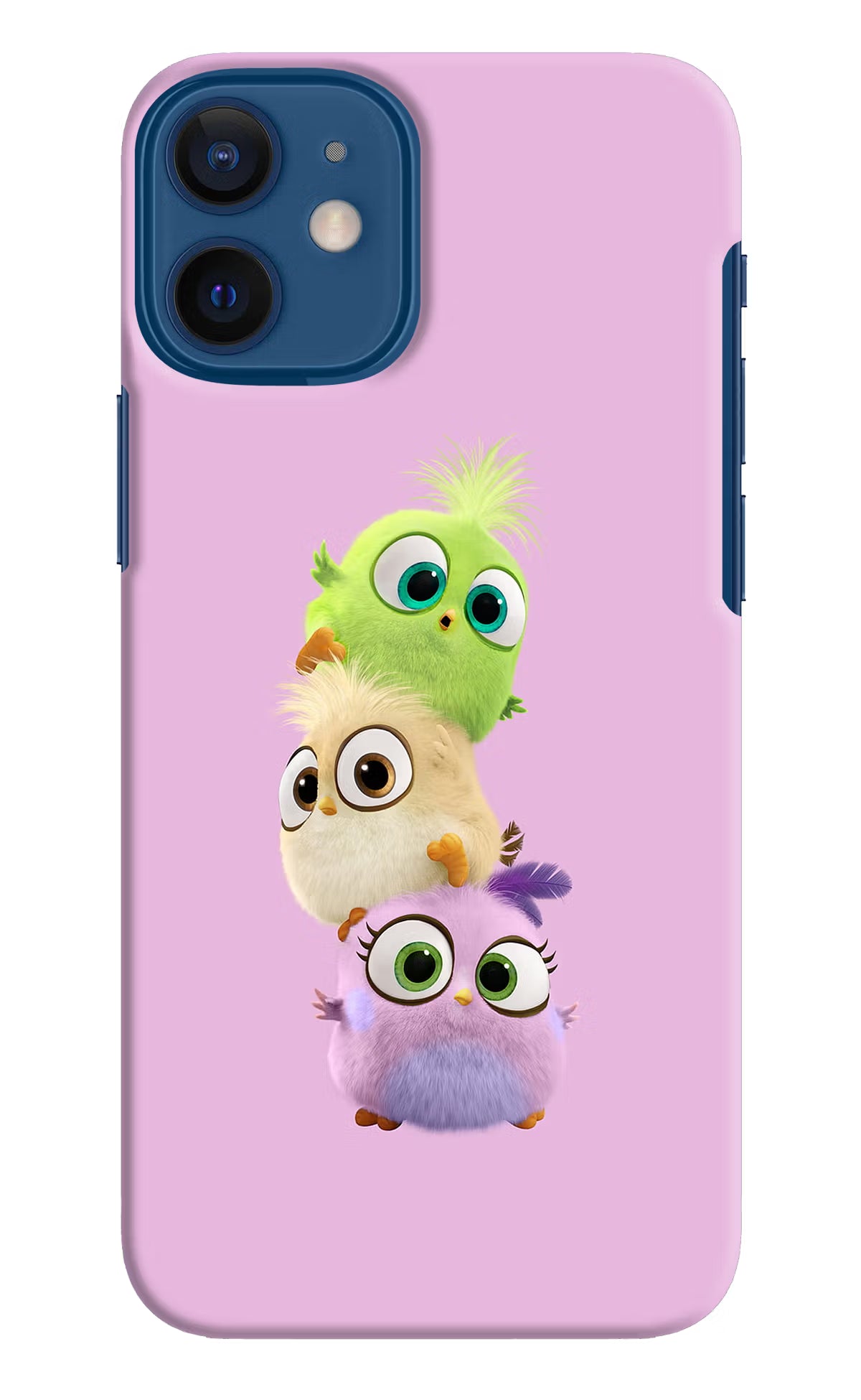 Cute Little Birds iPhone 12 Mini Hard Case Back Cover by Casekaro