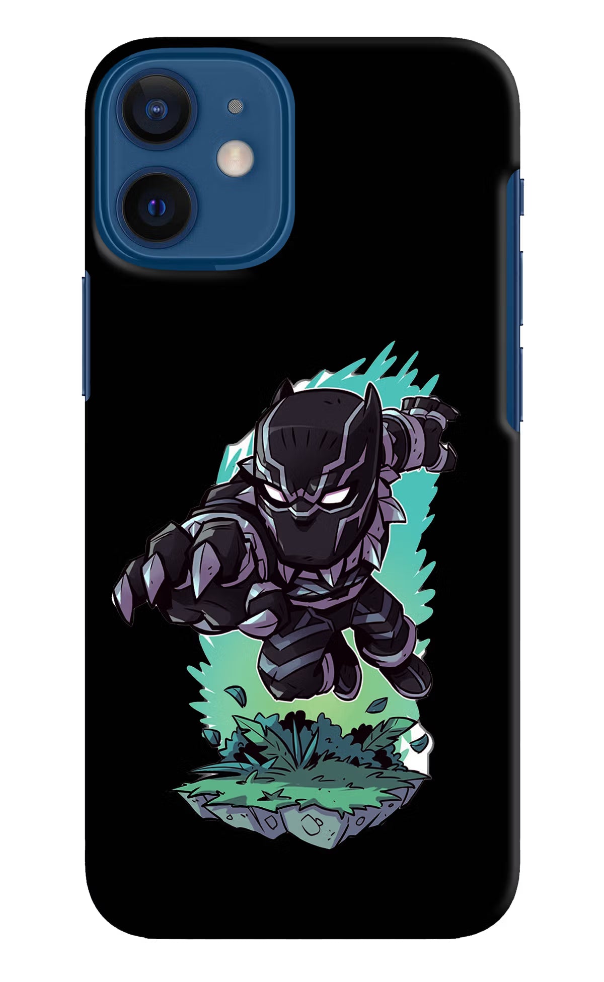 Black Panther iPhone 12 Mini Hard Case Back Cover by Casekaro